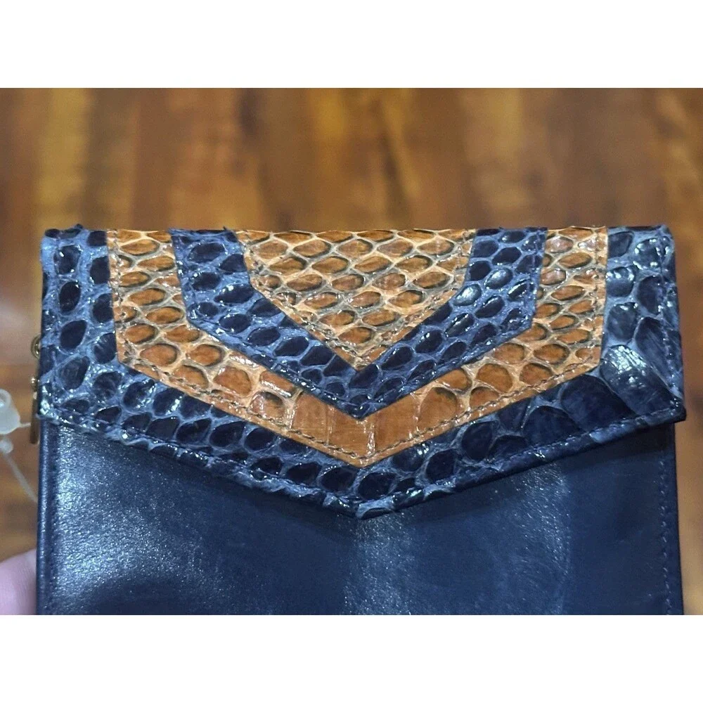Gary’s of California Genuine Snake Leather 8-Ring Key Holder Case New with Tags!